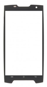 Replacement Front Glass For Cubot Kingkong Cs Black By - Maxbhi Com