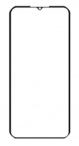 Replacement Front Glass For Oukitel Wp52 Black By - Maxbhi Com