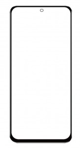 Replacement Front Glass For Itel A95 Black By - Maxbhi Com