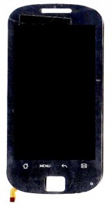 Lcd With Touch Screen For Celkon C555 Yellow By - Maxbhi Com