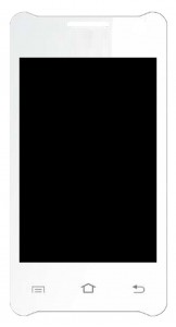 Lcd With Touch Screen For Mafe Pearl White By - Maxbhi Com