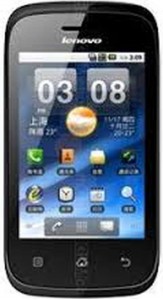 LCD with Touch Screen for Lenovo A390E - Black