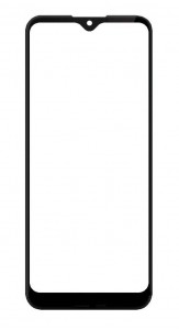 Replacement Front Glass For Nokia C30 Black By - Maxbhi Com