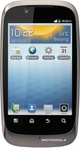 Touch Screen for Motorola Domino Plus XT530 - Black