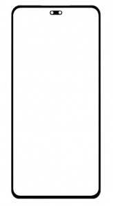 Replacement Front Glass For Honor Power 5g Black By - Maxbhi Com