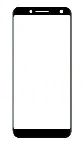 Replacement Front Glass For Blu Vivo One Black By - Maxbhi.com