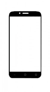 Touch Screen Digitizer For Karbonn Quattro L50 White By - Maxbhi.com