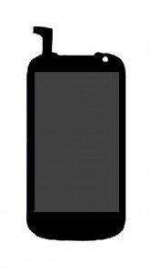 Lcd With Touch Screen For Spice Mi435 Stellar Nhance White By - Maxbhi.com