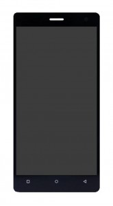 Lcd With Touch Screen For Celkon Q599 Black By - Maxbhi.com