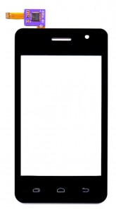 Touch Screen Digitizer For Intex Aqua P3 Black By - Maxbhi Com