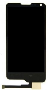 Lcd With Touch Screen For Motorola Motoluxe Xt389 Black By - Maxbhi Com