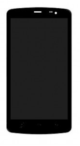 Lcd With Touch Screen For Kazam Trooper 455 Black By - Maxbhi.com