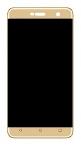 Lcd With Touch Screen For Celkon Mega 4g Champagne By - Maxbhi Com