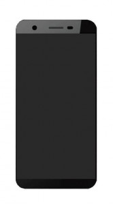 Lcd With Touch Screen For Centric L1 Black By - Maxbhi.com