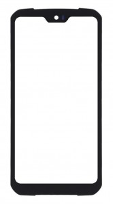 Replacement Front Glass For Doogee S68 Pro Black By - Maxbhi Com