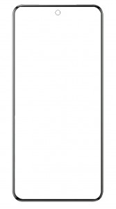 Replacement Front Glass For Vivo X200 Black By - Maxbhi Com