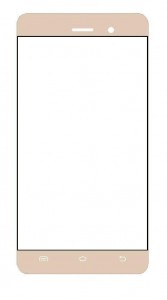 Replacement Front Glass For Reach Cogent N Plus White By - Maxbhi.com