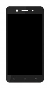 Lcd With Touch Screen For Tecno Pop 5c Black By - Maxbhi Com