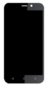 Lcd With Touch Screen For Yezz Liv 3s Lte Black By - Maxbhi Com