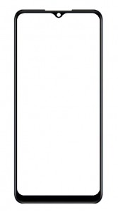 Replacement Front Glass For Vivo Iqoo Z7i Black By - Maxbhi Com