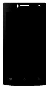 Lcd With Touch Screen For Celkon Campus Crown Q40 Black By - Maxbhi Com
