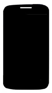 Lcd With Touch Screen For Karbonn K77 Black By - Maxbhi Com