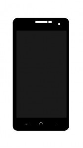 Lcd With Touch Screen For Rage Curve 5.0 Black By - Maxbhi.com