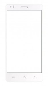 Replacement Front Glass For Intex Aqua Speed Hd 8gb White By - Maxbhi.com