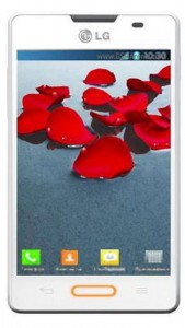 LCD with Touch Screen for LG Optimus L4 II E440 - White