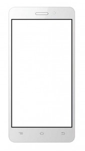 Replacement Front Glass For Ktouch A15 Black By - Maxbhi.com