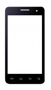 Replacement Front Glass For Lemon P102 Black By - Maxbhi.com