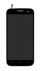 Lcd With Touch Screen For Micromax Canvas 2.2 A114 Black By - Maxbhi.com
