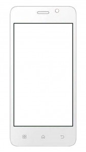 Touch Screen Digitizer For Intex Aqua Amoled White By - Maxbhi Com