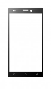 Replacement Front Glass For Ziox Astra Zing Plus Black By - Maxbhi.com