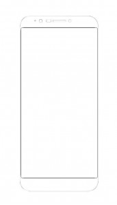 Replacement Front Glass For Blu Studio View Xl Gold By - Maxbhi.com