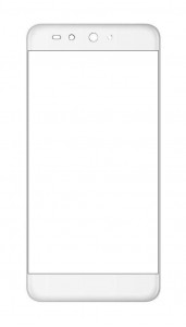 Replacement Front Glass For Blu Grand X Lte Silver By - Maxbhi.com