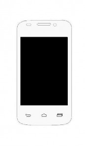 Lcd With Touch Screen For Vox Mobile Kick K3 White By - Maxbhi.com