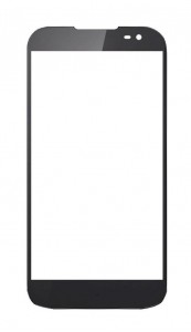Replacement Front Glass For Xolo Q2500 Black By - Maxbhi.com