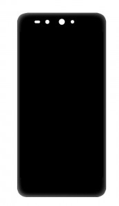 Lcd With Touch Screen For Blu Grand X Lte Black By - Maxbhi.com