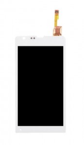 Lcd With Touch Screen For Sony Xperia Sp M35h White By - Maxbhi.com