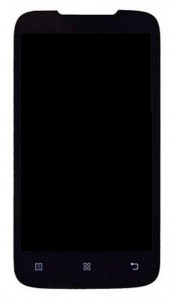 Lcd With Touch Screen For Lenovo A370 Black By - Maxbhi Com
