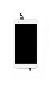 Lcd With Touch Screen For Intex Aqua I6 White By - Maxbhi.com