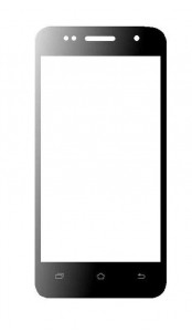 Replacement Front Glass For Reach Sense 400 White By - Maxbhi.com