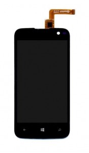 Lcd With Touch Screen For Karbonn Titanium Wind W4 Black By - Maxbhi.com