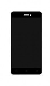Lcd With Touch Screen For Micromax Canvas Juice 4 Q382 Black By - Maxbhi.com
