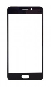 Replacement Front Glass For Meizu M6 Note Black By - Maxbhi.com