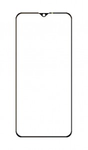 Replacement Front Glass For I Kall K475 Black By - Maxbhi Com