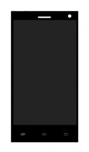 Lcd With Touch Screen For Ziox Astra Nxt Black By - Maxbhi.com