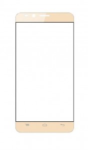 Replacement Front Glass For Intex Cloud Style 4g White By - Maxbhi.com