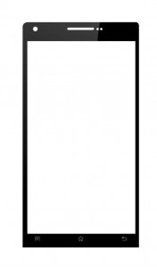 Replacement Front Glass For Hsl Y501 Plus Black By - Maxbhi.com